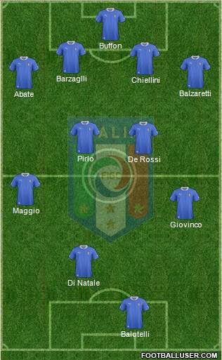 Italy Formation 2013