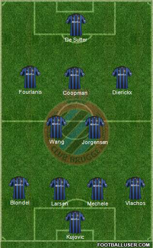 Club Brugge KV Formation 2013