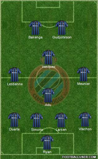 Club Brugge KV Formation 2013