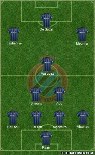 Club Brugge KV Formation 2013