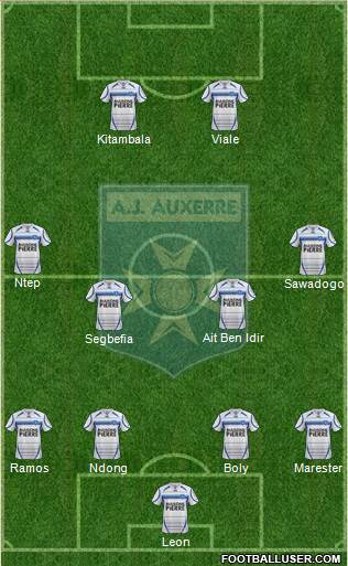 A.J. Auxerre Formation 2013