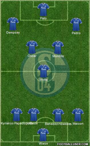 FC Schalke 04 Formation 2013