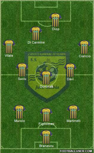 Juve Stabia Formation 2013