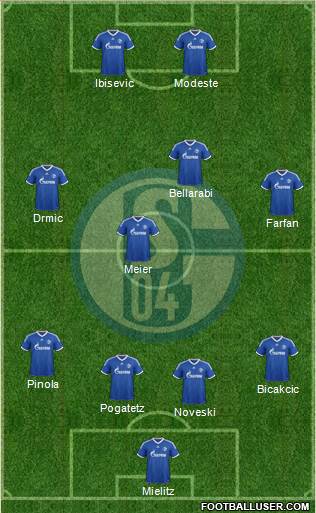 FC Schalke 04 Formation 2013