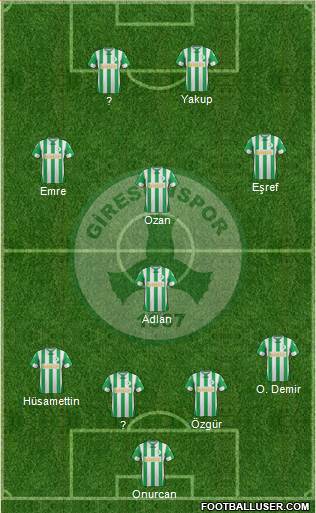 Giresunspor Formation 2013