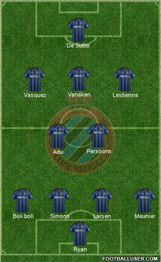 Club Brugge KV Formation 2013