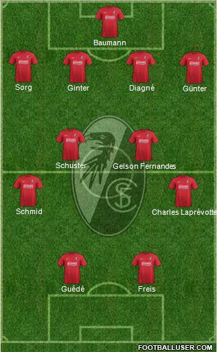 SC Freiburg Formation 2013