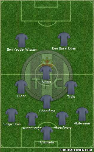 Toulouse Football Club Formation 2013