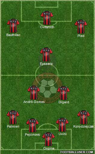 OGC Nice Côte d'Azur Formation 2013