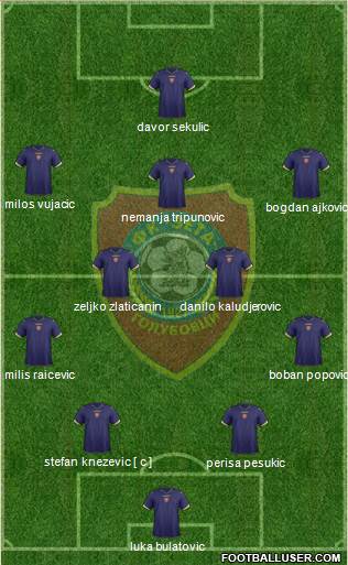 FK Zeta Golubovci Formation 2013