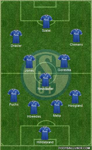 FC Schalke 04 Formation 2013