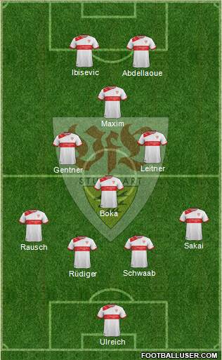 VfB Stuttgart Formation 2013