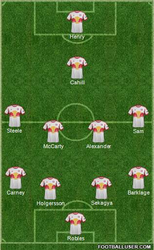 New York Red Bulls Formation 2013