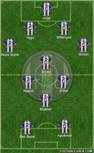 Toulouse Football Club Formation 2013