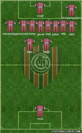 Chacarita Juniors Formation 2013