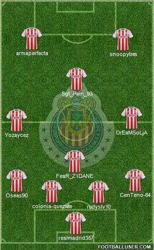 Club Guadalajara Formation 2013