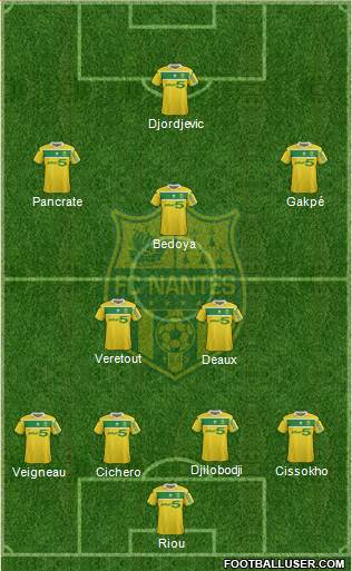 FC Nantes Formation 2013