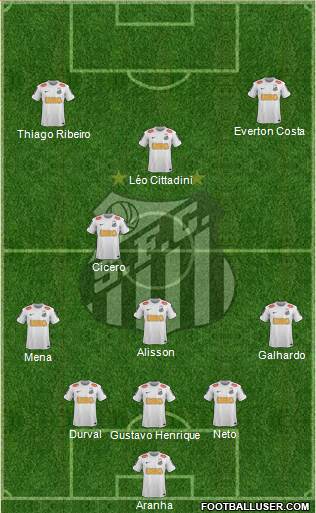 Santos FC Formation 2013