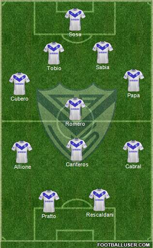 Vélez Sarsfield Formation 2013