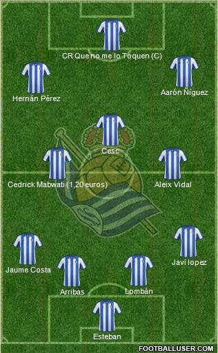 Real Sociedad S.A.D. Formation 2013