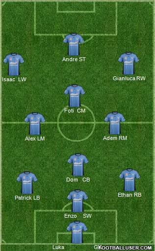 Sydney FC Formation 2013