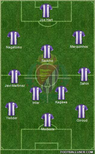 R. Valladolid C.F., S.A.D. Formation 2013