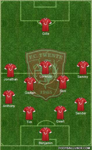 FC Twente Formation 2013