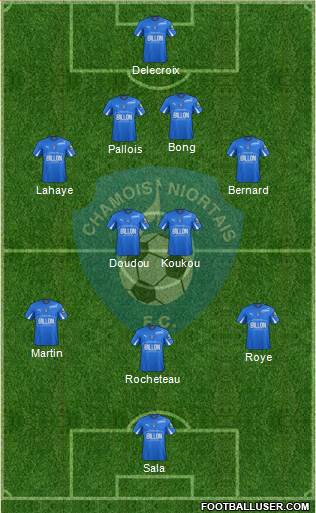 Chamois Niortais Football Club Formation 2013