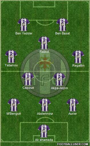 Toulouse Football Club Formation 2013