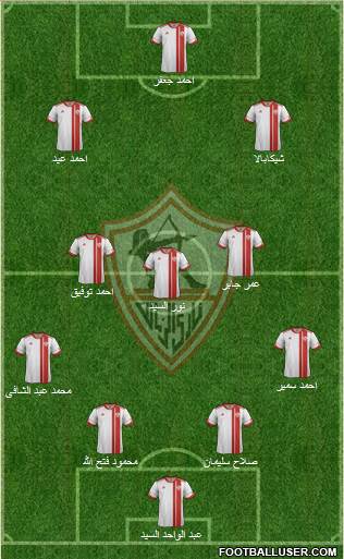 Zamalek Sporting Club Formation 2013