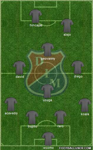 CD Independiente Medellín Formation 2013