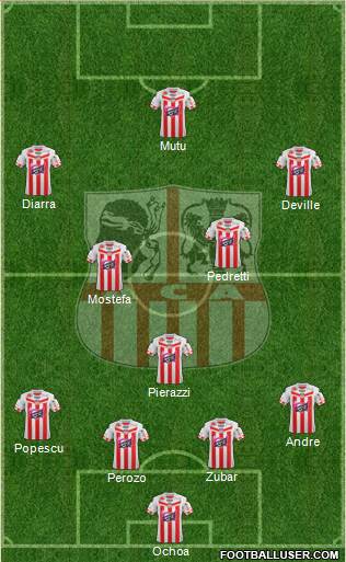 Athletic Club Ajaccien Football Formation 2013