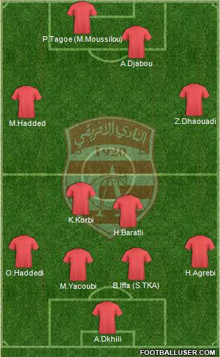 Club Africain Tunis Formation 2013