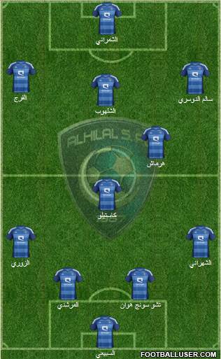 Al-Hilal (KSA) Formation 2013