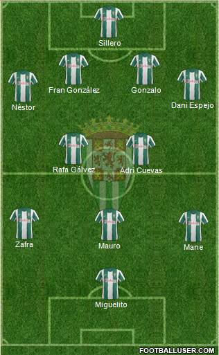 Córdoba C.F., S.A.D. Formation 2013