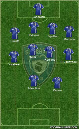 Sporting Club Bastia Formation 2013