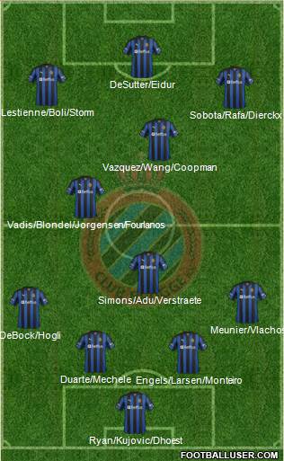 Club Brugge KV Formation 2013