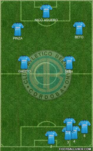 Belgrano de Córdoba Formation 2013