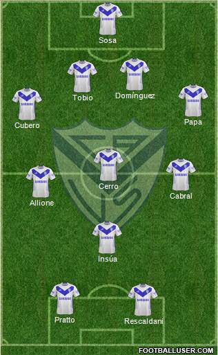 Vélez Sarsfield Formation 2013