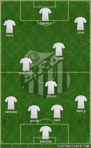 Santos FC (AP) Formation 2013