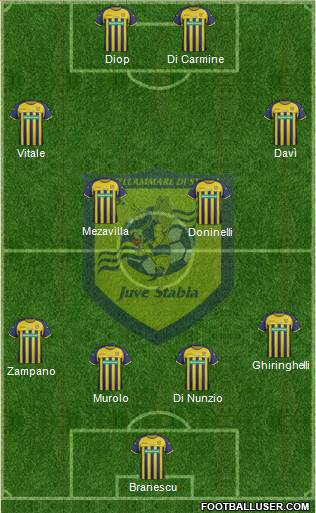 Juve Stabia Formation 2013