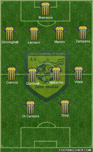 Juve Stabia Formation 2013