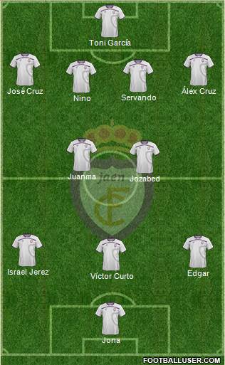 Real Jaén C.F. Formation 2013