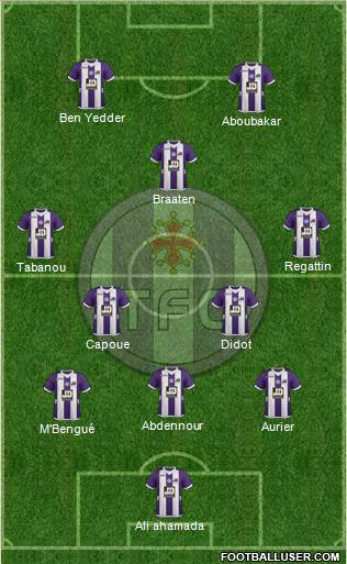 Toulouse Football Club Formation 2013