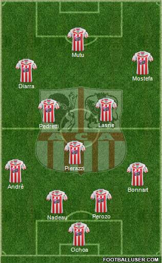 Athletic Club Ajaccien Football Formation 2013