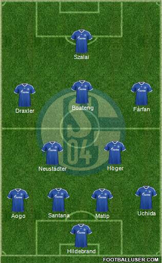 FC Schalke 04 Formation 2013