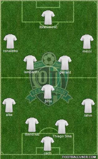 Dinamo Tbilisi Formation 2013