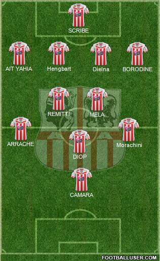 Athletic Club Ajaccien Football Formation 2013