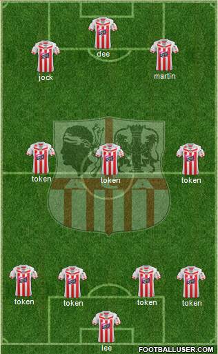 Athletic Club Ajaccien Football Formation 2013