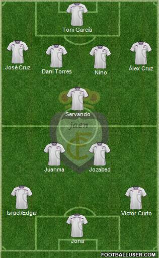 Real Jaén C.F. Formation 2013